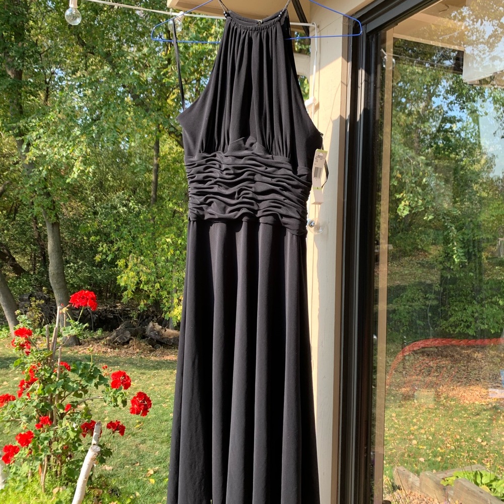 Jones New York brand little black halter dress